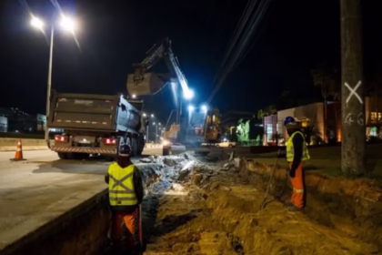 Triplicação da SC-401: Avanços em Pavimentação e Drenagem